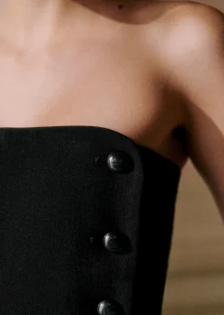 Sezane Robes|Robe Chiarella Noir