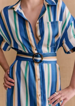 Sezane Robes|Robe Dora - Sézane X Momonì Multico