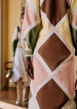 Sezane Robes|Robe Edwinda Multico Pastel