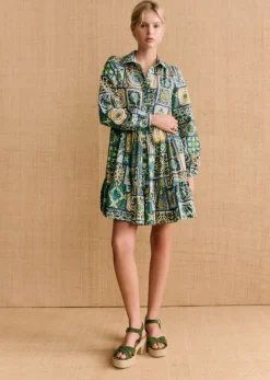 Sezane Robes|Robe Himelda - Sézane X Momonì Mosaic
