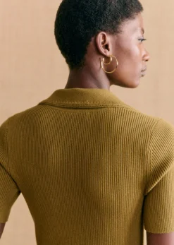 Sezane Robes|Robe Numa Vert Olive