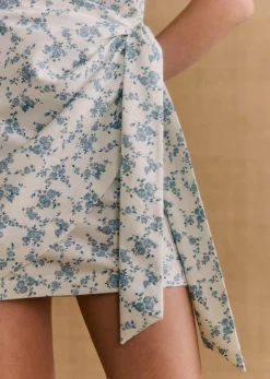 Sezane Robes|Robe Sabrina Rosa Bleu