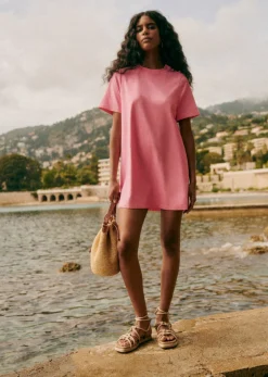 Sezane Robes|Robe Selena - Création Rose Rose Bubble