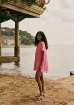 Sezane Robes|Robe Selena - Création Rose Rose Bubble