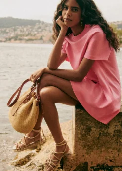 Sezane Robes|Robe Selena - Création Rose Rose Bubble