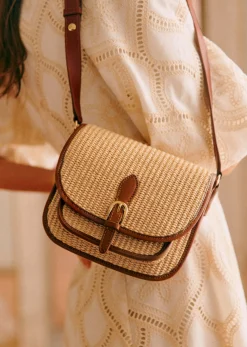 Sezane Nos Sacs Iconiques|Maroquinerie|Sac Roméo Textile Textile Naturel