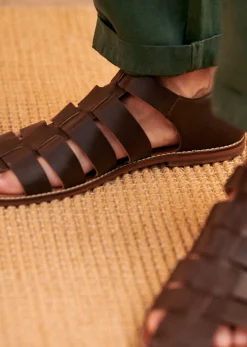 Sezane Chaussures|Sandales Anderson Chocolat