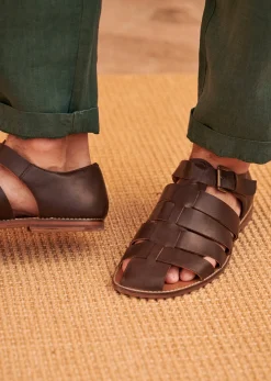 Sezane Chaussures|Sandales Anderson Chocolat