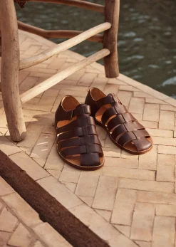 Sezane Chaussures|Sandales Anderson Chocolat