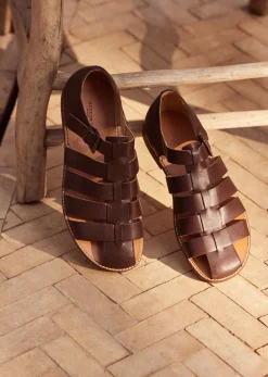 Sezane Chaussures|Sandales Anderson Chocolat