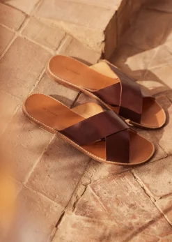 Sezane Chaussures|Sandales Craig Chocolat