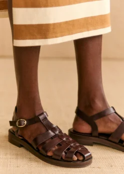 Sezane Sandales|Sandales Low Constance Brun