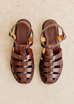 Sezane Sandales|Sandales Low Constance Brun