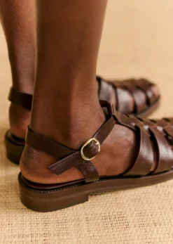 Sezane Sandales|Sandales Low Constance Brun