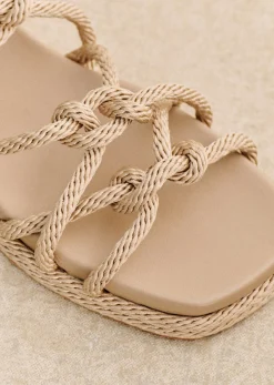 Sezane Le Bain|Sandales|Sandales Low Malia Taupe