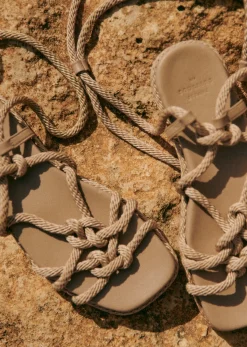 Sezane Le Bain|Sandales|Sandales Low Malia Taupe