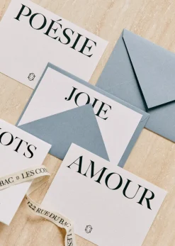 Sezane Senteurs & Papeterie|Set De Correspondance Les mots