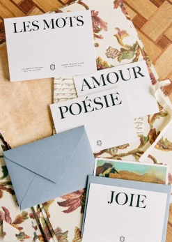 Sezane Senteurs & Papeterie|Set De Correspondance Les mots