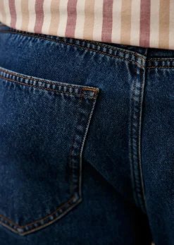 Sezane Shorts|Short Elio Bleu Denim