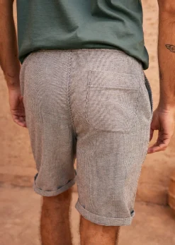 Sezane Shorts|Short Olson Marine / Ecru
