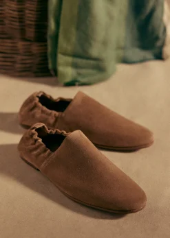 Sezane Chaussures|Slippers  Azure Camel