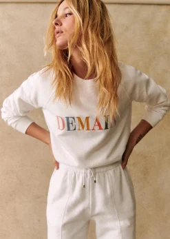 Sezane Sweats|Sweat-Shirt Demain - Création Solidaire Blanc/Multico