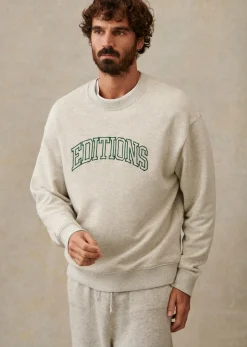 Sezane Sweats|Sweatshirt Editions Gris Chiné