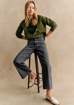 Sezane Sweats|Sweat-Shirt La Chamade -  Création Solidaire Kaki