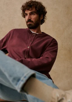 Sezane Sweats|Sweatshirts|Sweatshirt Langstone Bordeaux
