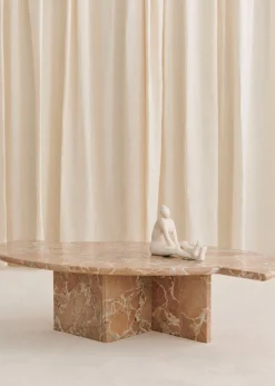 Sezane La Sélection Vintage|Table Basse Design Italien Vintage En Marbre rose
