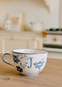 Sezane La Vaisselle|Tasse Poème - Bleu Orage