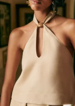 Sezane Tops & Bodies|Top Lelio Beige Clair
