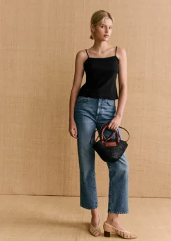 Sezane Tops & Bodies|Top Sansa Noir