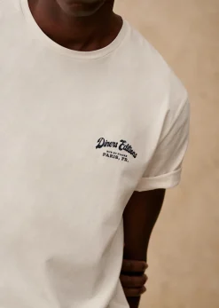 Sezane T-shirts motif|T-Shirt Diners Editions Écru