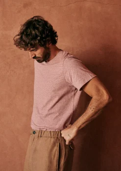 Sezane T-shirts manches courtes|T-Shirts coton lin|T-Shirt Fabio