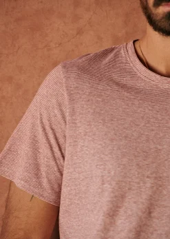 Sezane T-shirts manches courtes|T-Shirts coton lin|T-Shirt Fabio