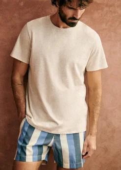 Sezane T-shirts manches courtes|T-Shirts coton lin|T-Shirt Fabio