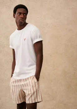 Sezane T-shirts motif|T-shirts manches courtes|T-Shirt Fleur Blanc