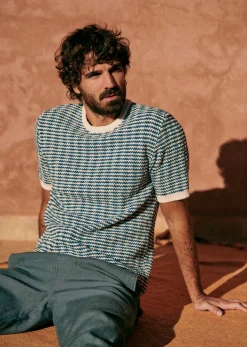 Sezane Pulls manches courtes|T-Shirts maille|T-Shirt Maille Lucky
