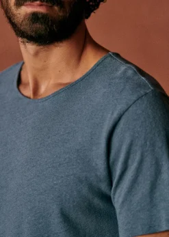 Sezane T-shirts manches courtes|T-Shirts coton lin|T-Shirt Martin