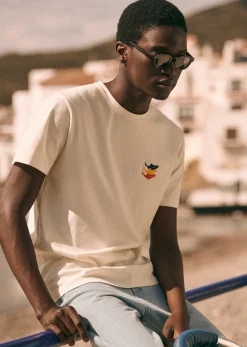 Sezane T-shirts|T-shirts motif|T-shirt Pantelleria Écru