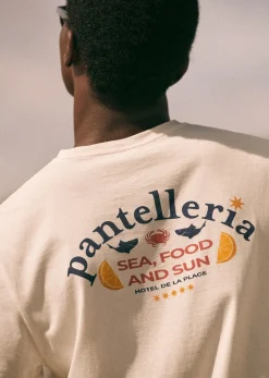 Sezane T-shirts|T-shirts motif|T-shirt Pantelleria Écru