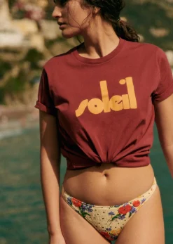 Sezane T-shirts|Le Bain|T-Shirt Soleil - Sézane X Maddy