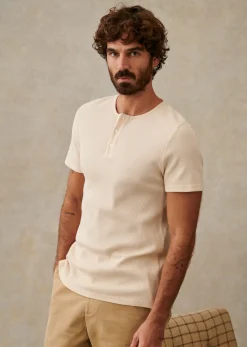 Sezane Col tunisien|T-shirts manches courtes|T-Shirt Toney