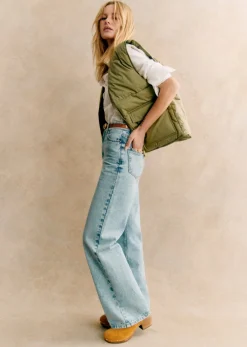 Sezane Vestes & Manteaux|Veste Enrica Kaki Clair