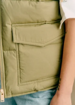 Sezane Vestes & Manteaux|Veste Enrica Kaki Clair