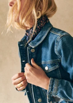 Sezane Vestes & Manteaux|Veste Wilfrield Denim