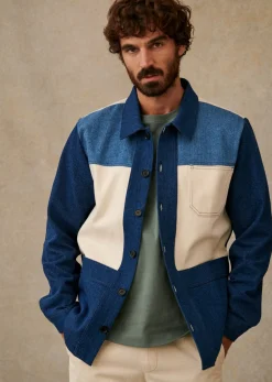 Sezane Denim|Veste Will Patchwork Denim