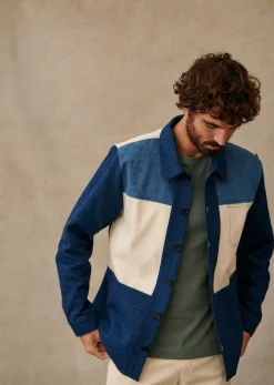 Sezane Denim|Veste Will Patchwork Denim